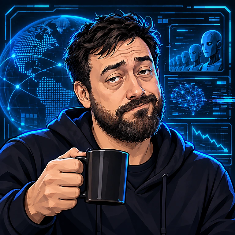 Fictional tech doomer character
